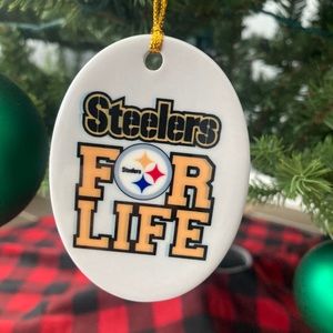 Pittsburgh steelers Christmas ornament
